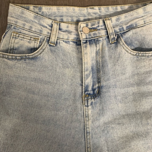 Vintage High Waist Baggy Cargo Denim Jeans size 26/27 - Picture 8 of 9